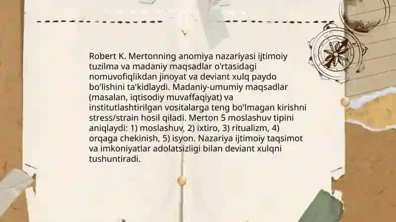 Ogʻishgan xulq nazariyalari asosiy konsepsiyalar mszmuni 4