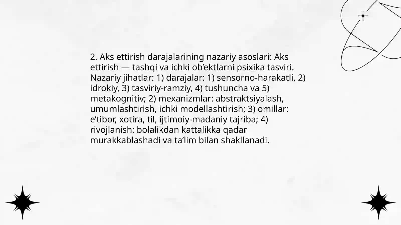 Kognetiv Jarayonlar 4