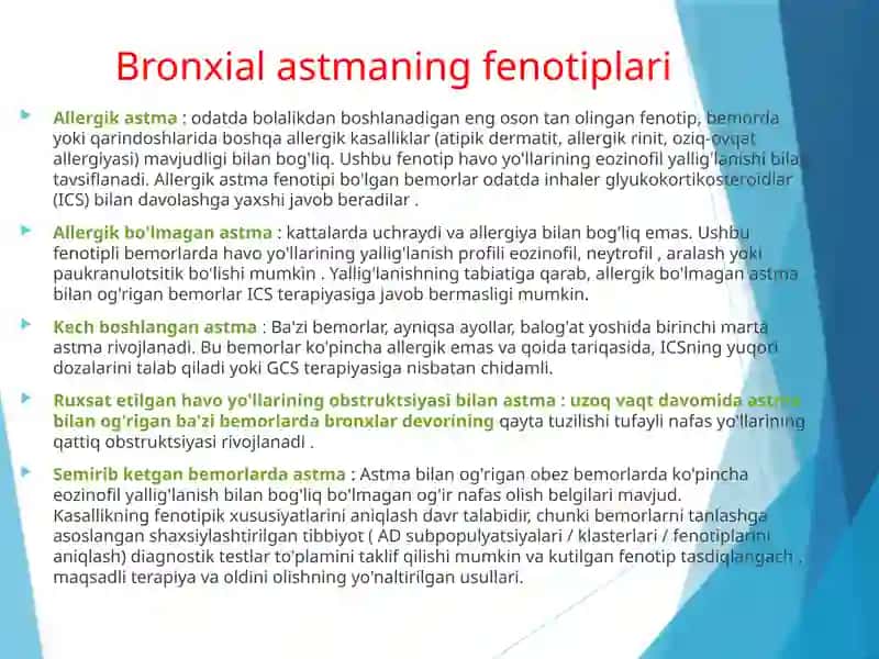 Bronxial astma (BA) 4