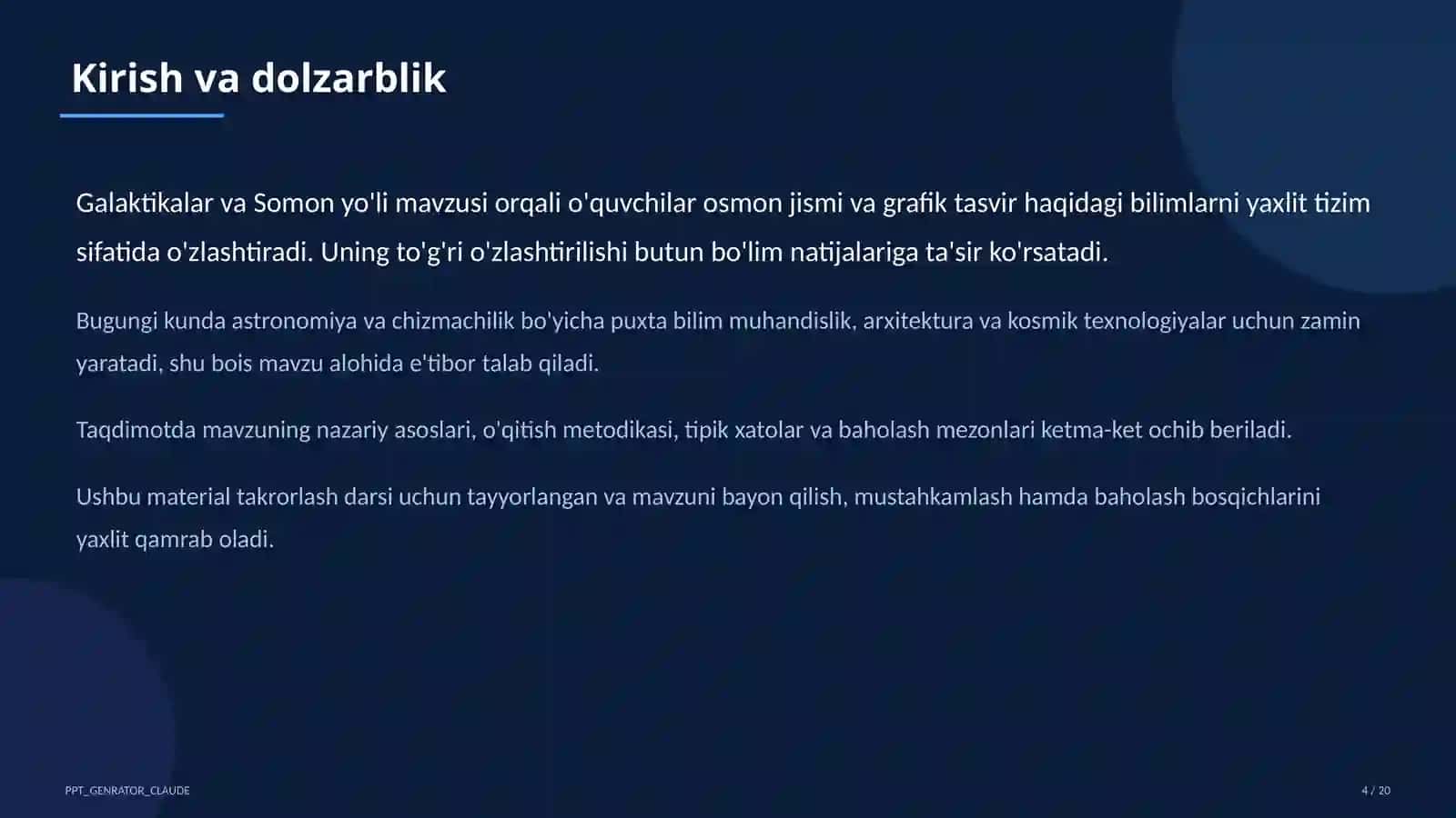 Galaktikalar va Somon yo'li (11-sinf) 4