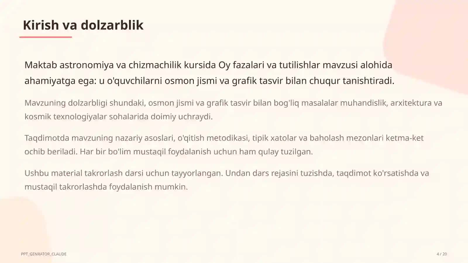 Oy fazalari va tutilishlar (9-sinf) 4