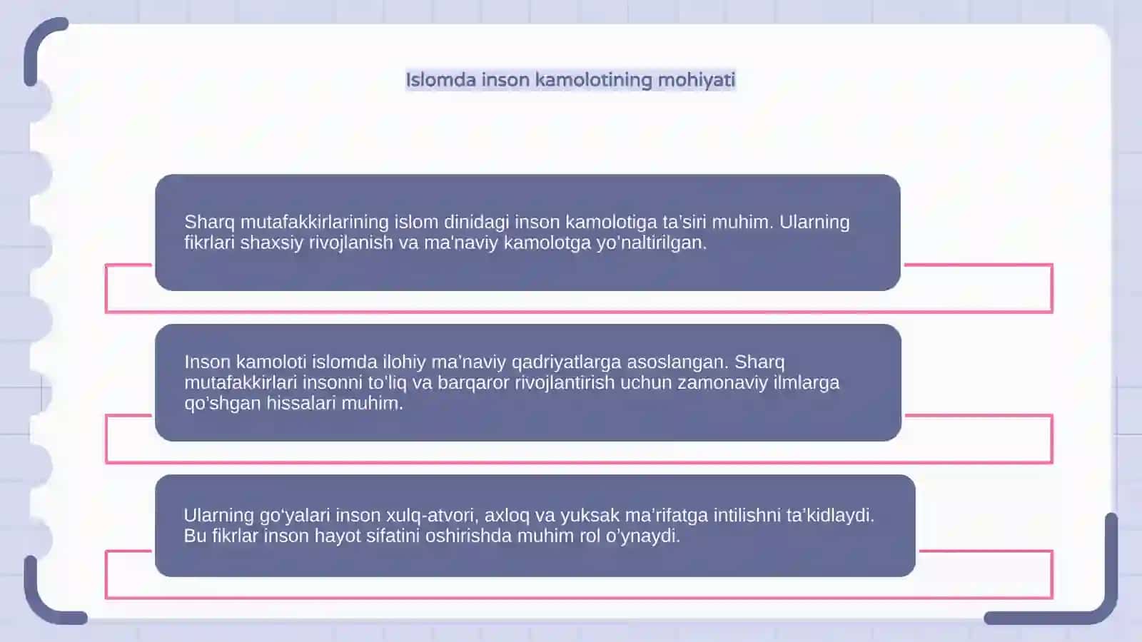 Sharq mutafakkirlarining islom dinidagi inson kamoloti 4