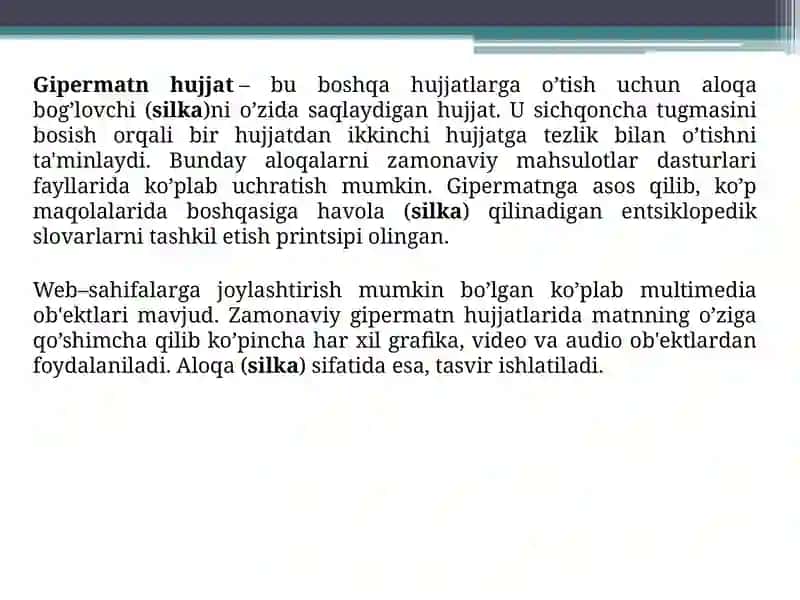 Arxitеktura va qurilishda wеb dasturlash tеxnologiyasini qo’llash asoslari 4