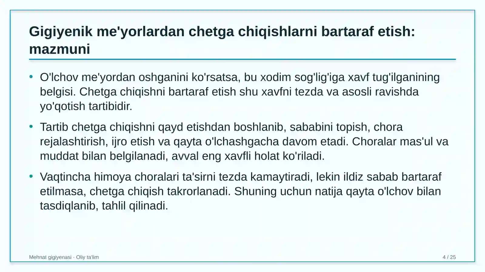 Agroklasterlarda gigiyenik me'yorlardan chetga chiqishlarni bartaraf etish 4