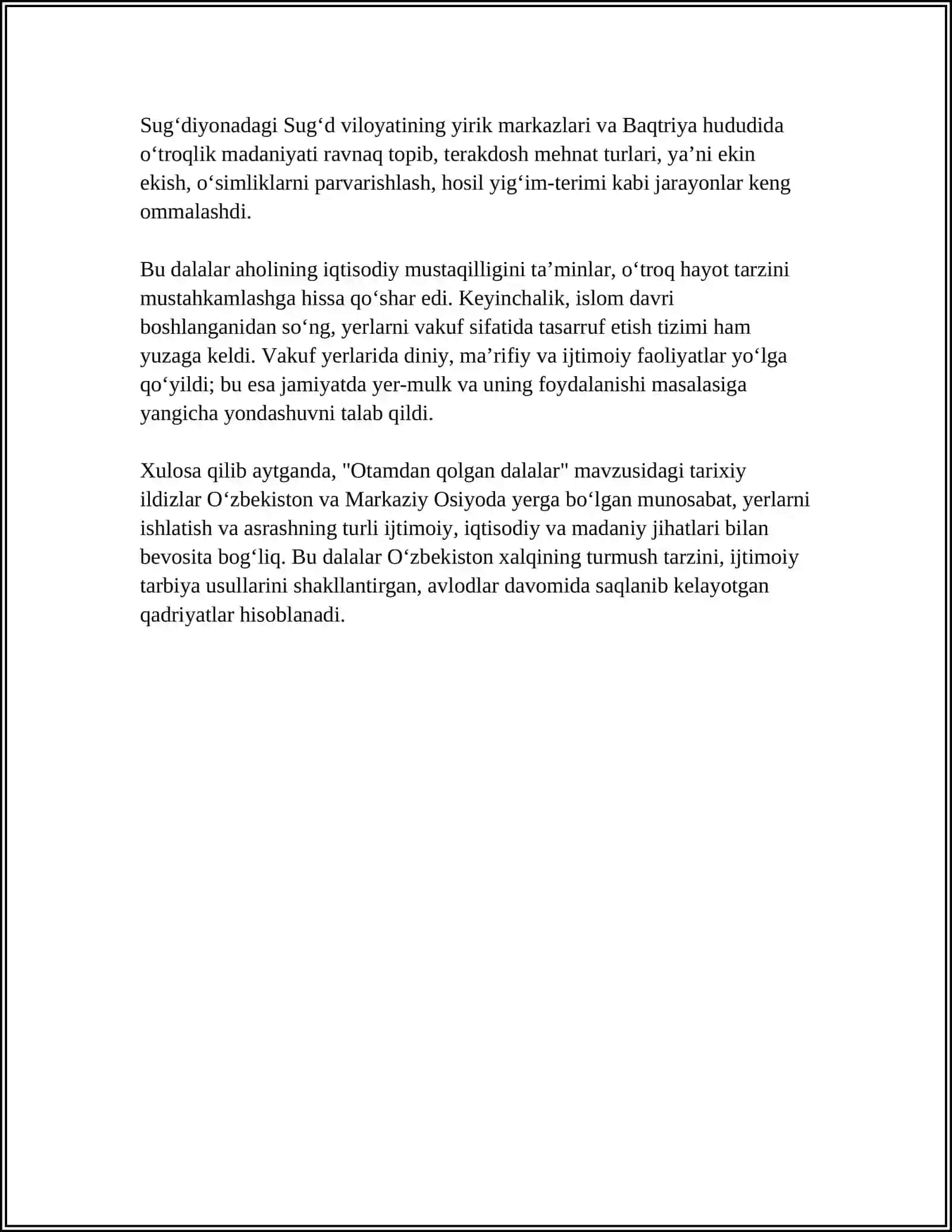 OTAMDAN QOLGAN DALALAR 4
