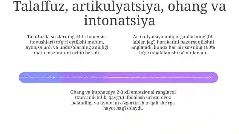 Lirik asarlarni ifodali va toʻgʻri oʻqishni oʻrganish 4
