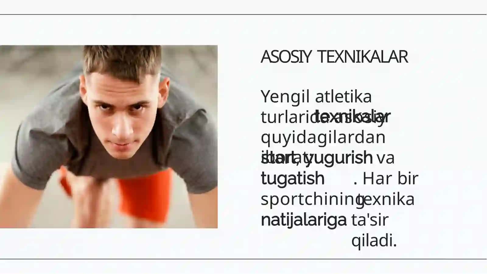 Yengil atletika sport trenirovkalarini tashkil qilish 4