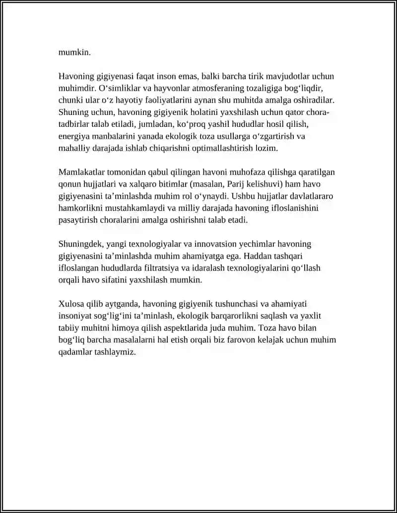 HAVONING GIGIYENIK AHAMIYATI 4