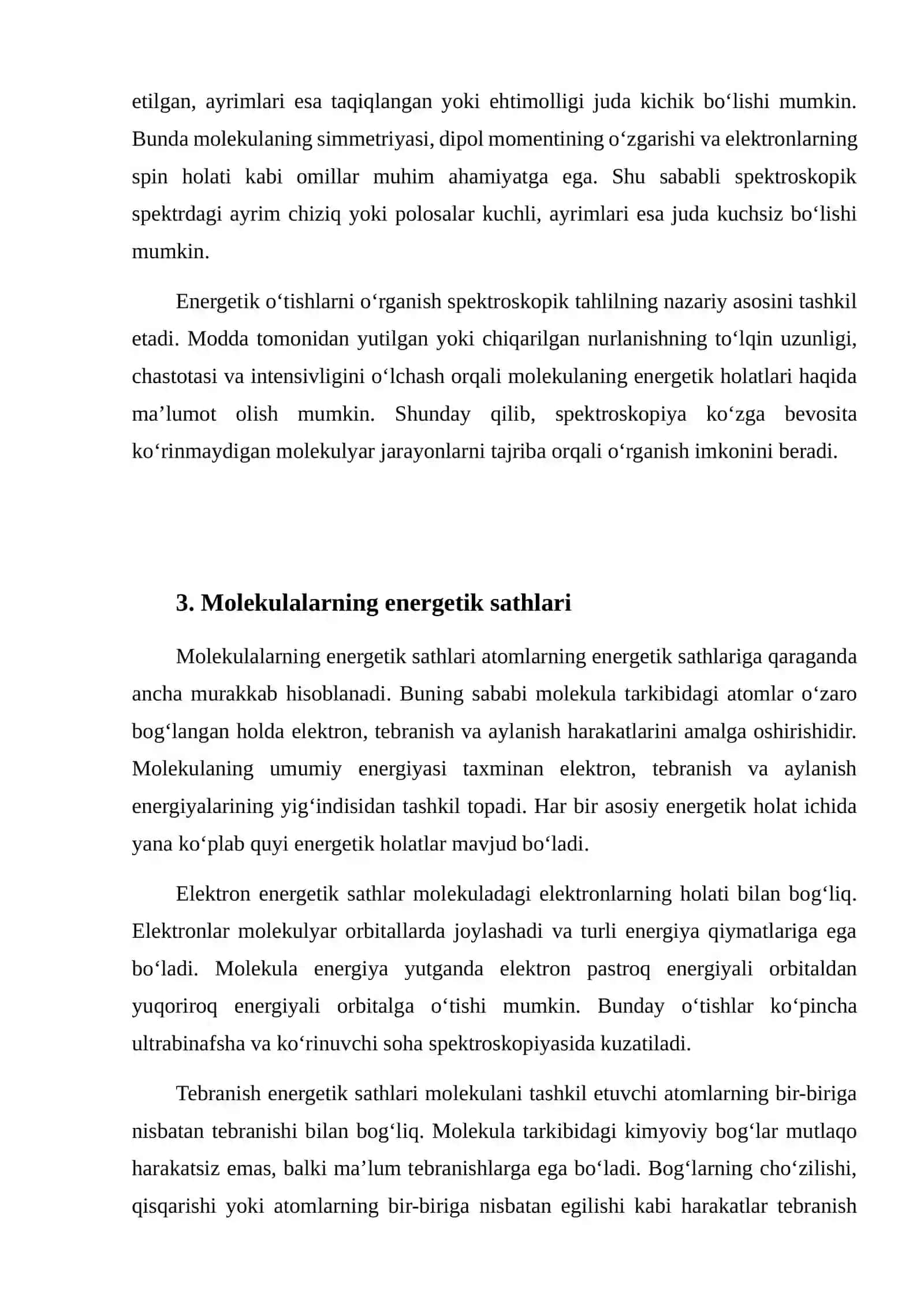 Energetik o‘tishlar 4