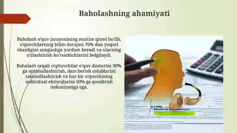 Hujjatlashtirish, Baholash va Ta'minlash 4
