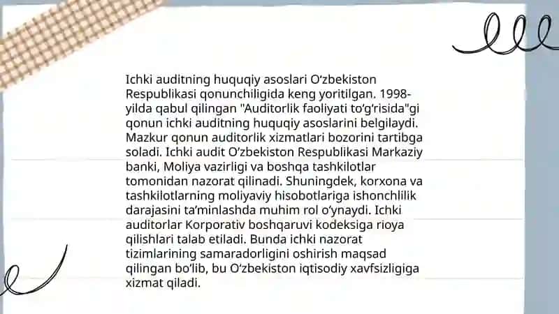 Ichki auditning vazifalari 4