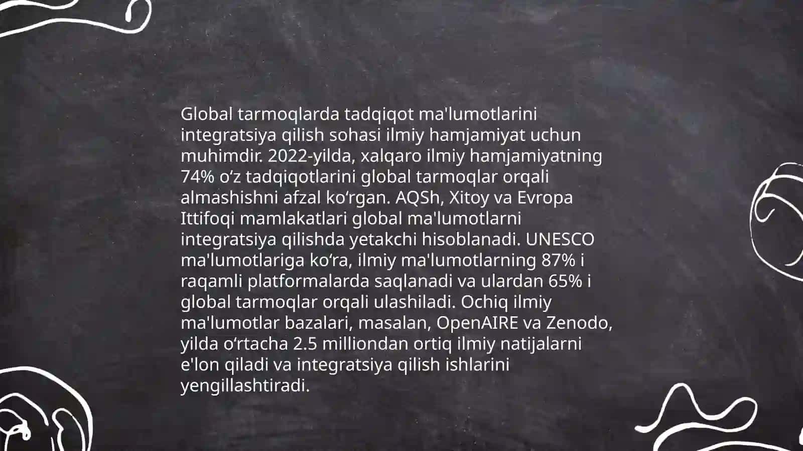 Tibbiy-biologik tadqiqotlarda lokal va (yoki) global tarmoqlarda ishlash 4