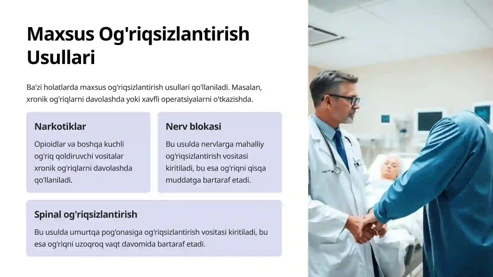 Zamonaviy Jarrohlik: Og'riqsizlantirish va Asbob-Uskunalar 4