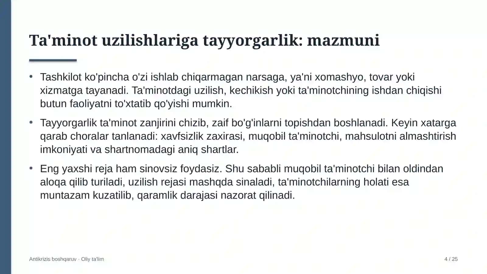 energetika dispetcherlik markazlarida ta'minot uzilishlariga tayyorgarlikni ta'minlash 7670 4