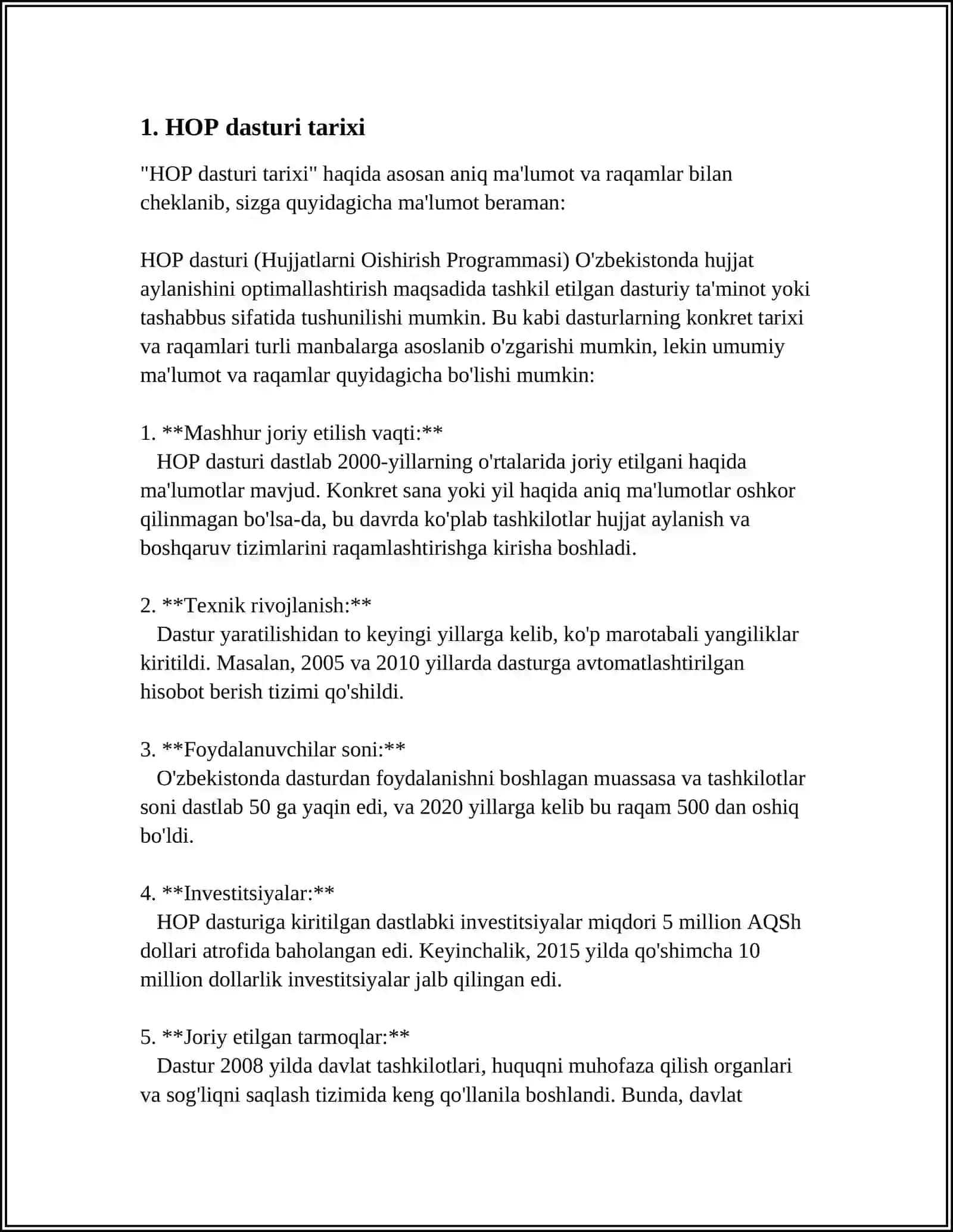 HOP dasturi tarixi 4
