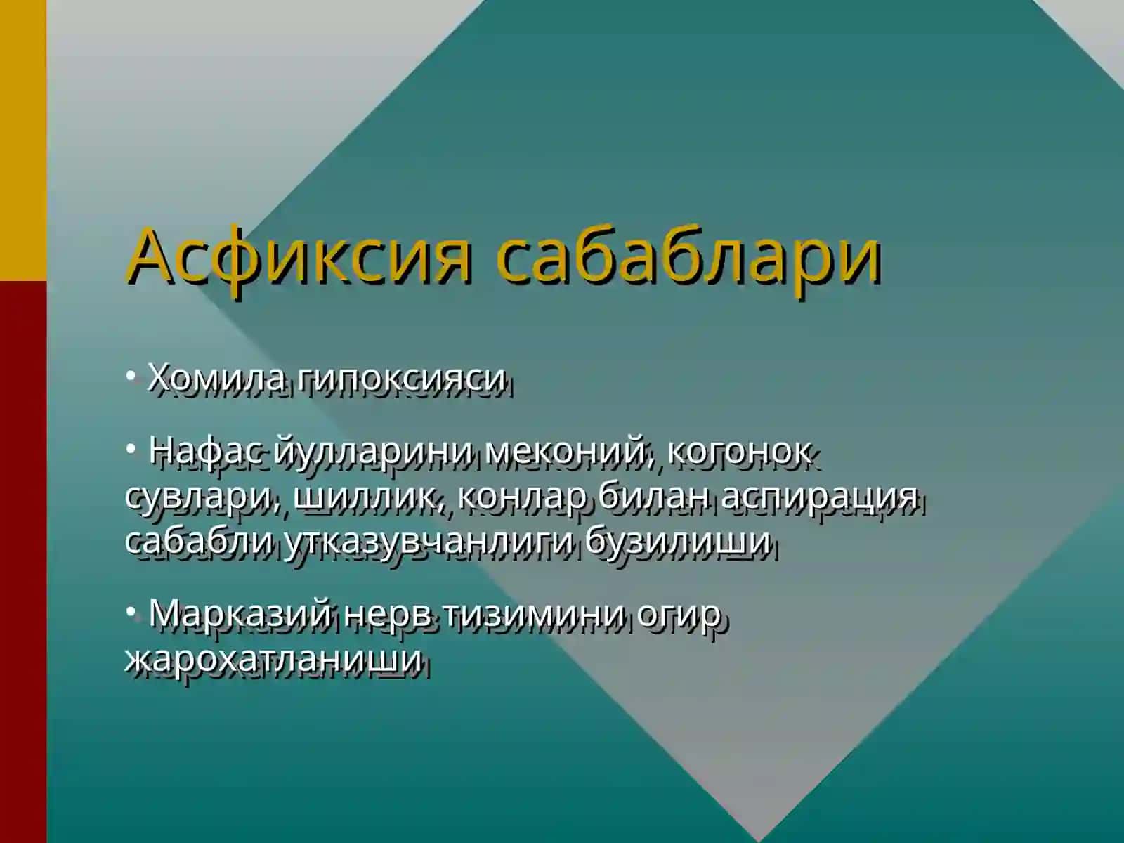 ЧАКАЛОКЛАР АСФИКСИЯСИ ВА ТРАВМАТИЗМИ 4