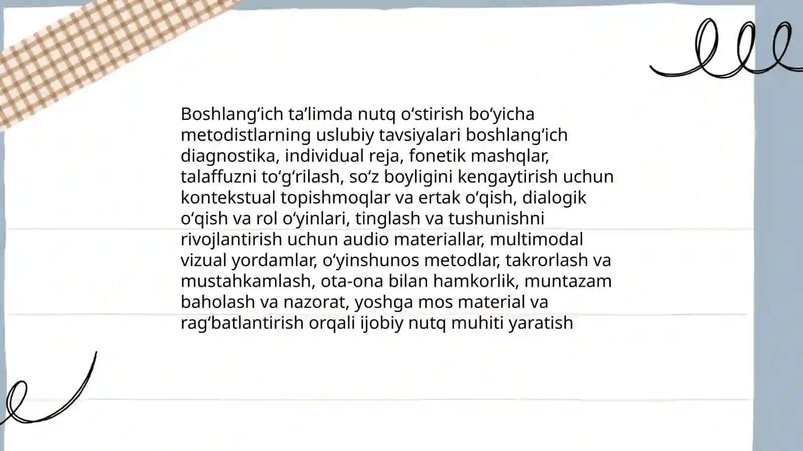 Nutq oʻstirish yuzasidan metodistlar qarashlarini oʻrganish 4