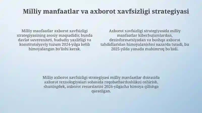 Axborot xavfsizligini taminlashning g'oyaviy nazariy asoslari 4