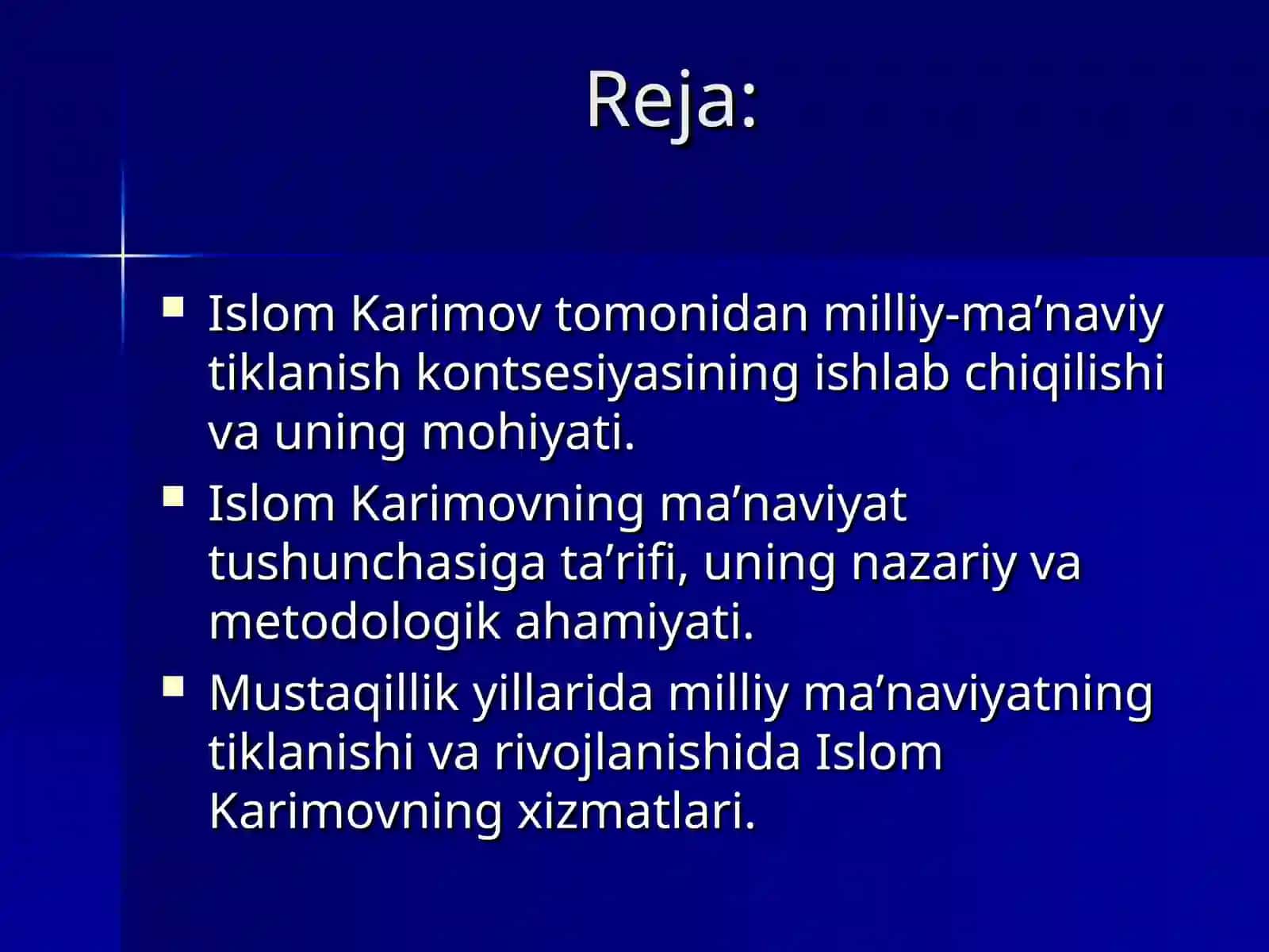 BEKCHANOVA MUHARRAMNING MA’NAVIYAT ASOSLARI FANIDAN TAYYORLAGAN MUSTAQIL ISHI 4