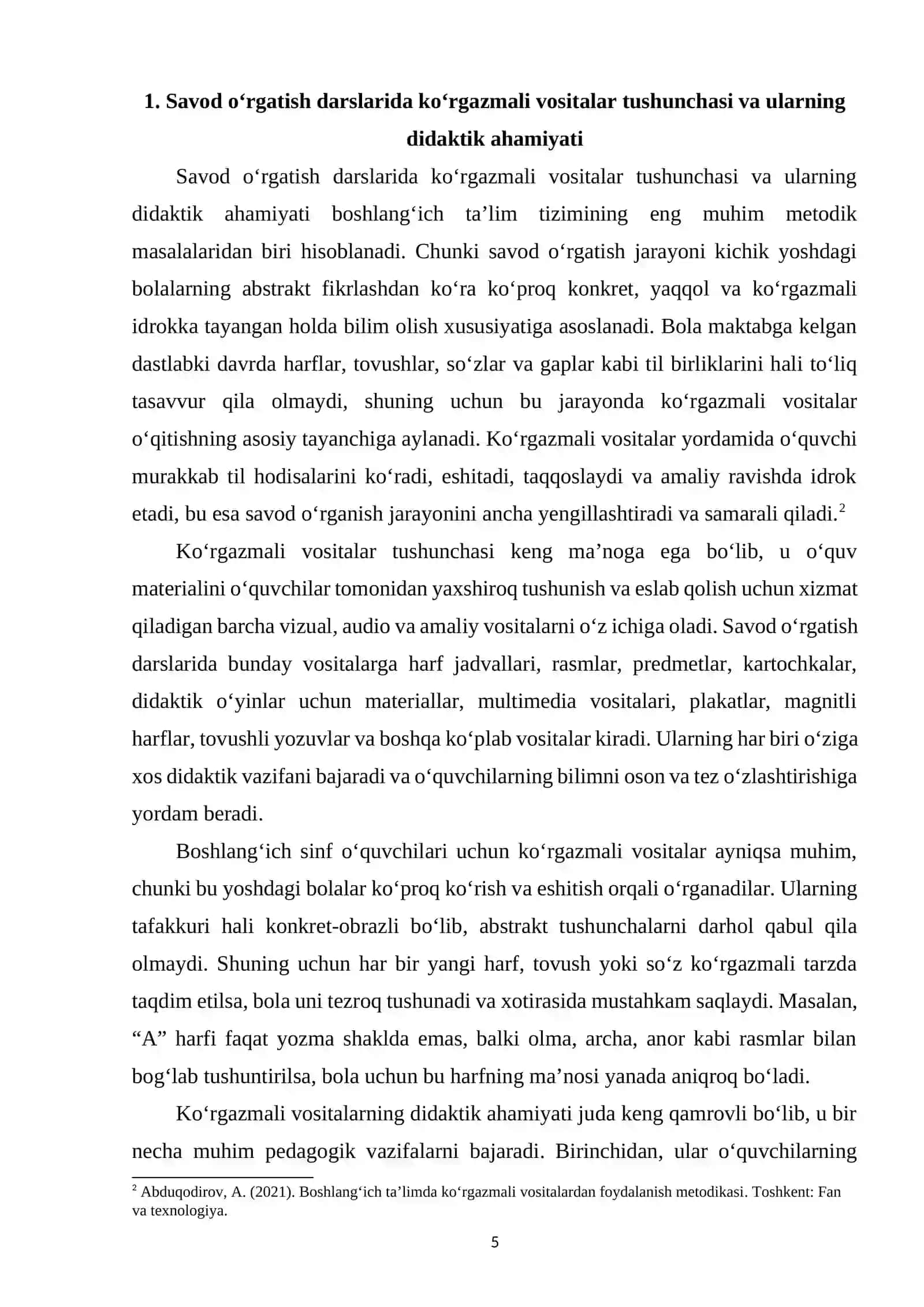 Savod o‘rgatish darslarida ko‘rgazmali vositalardan foydalanish 4