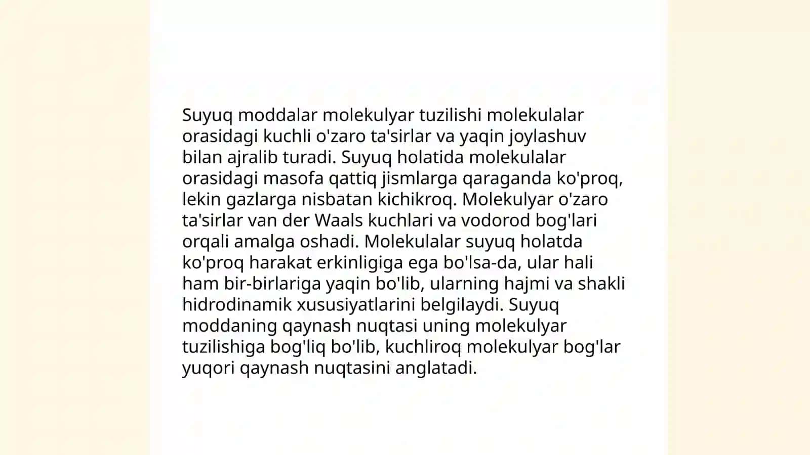 Suyuqlikning sirttarangligi. Havo va gaz emboliyasi. Dòsmatov Mardonbek 4