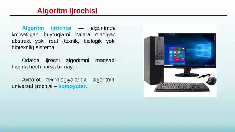 Algoritmlashtirish va dasturlash asoslari 4