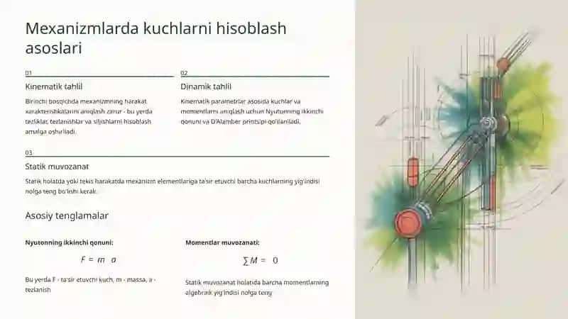 Mexanizmlar va ishqalanish kuchlari 4
