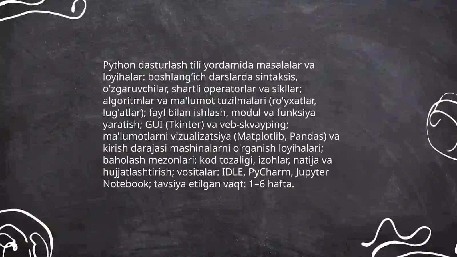 Informatika va axborot texnologiyalari fanidan amaliy mashg'ulot topshiriqlarini tayyorlash 4