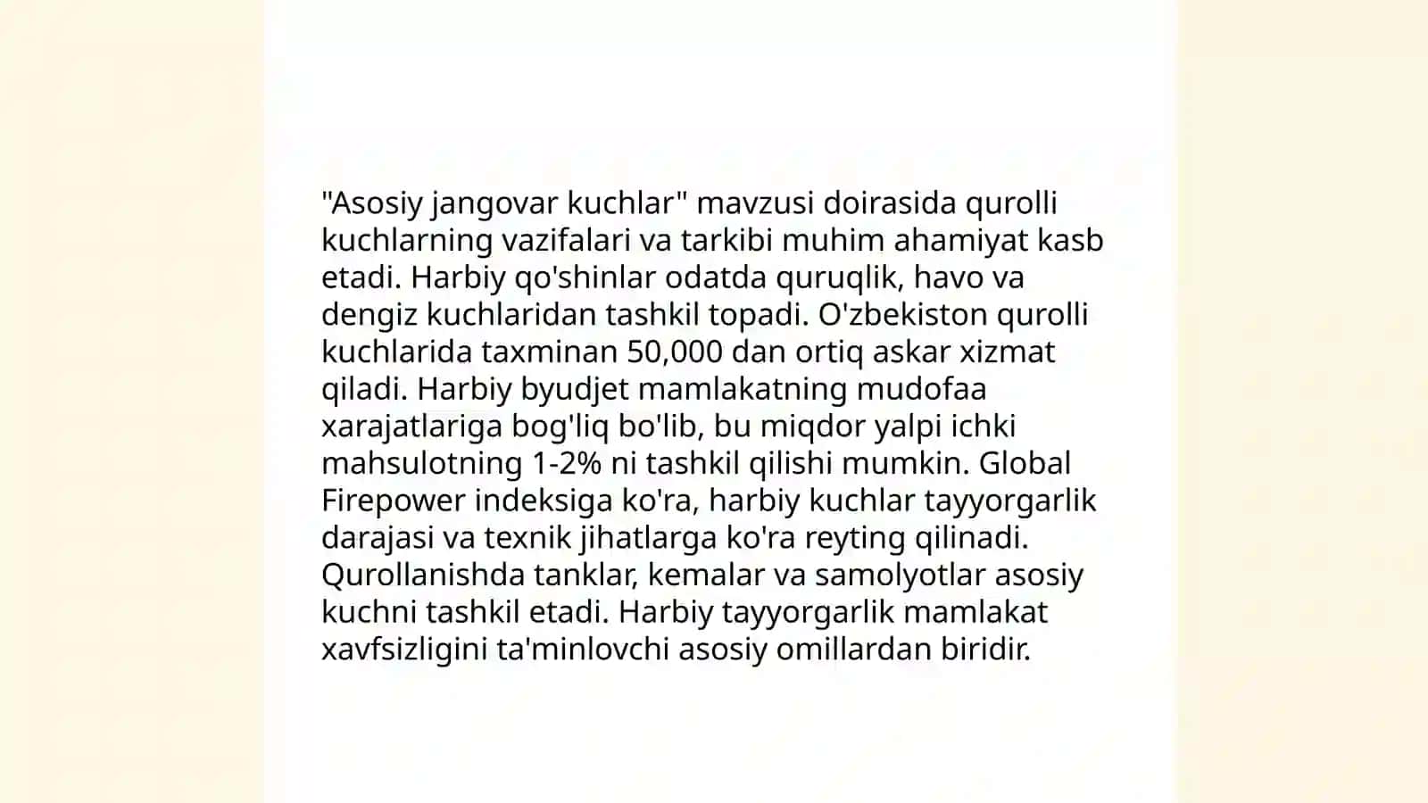 Oʻrta Osiyo xonliklarida harbiy ishlar 4