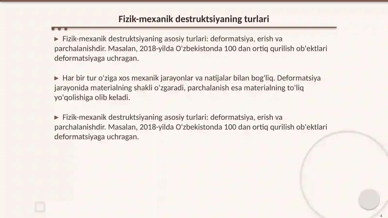 Fizik-mехаnik dеstruktsiya va biоlоgik dеstruktsiya 4