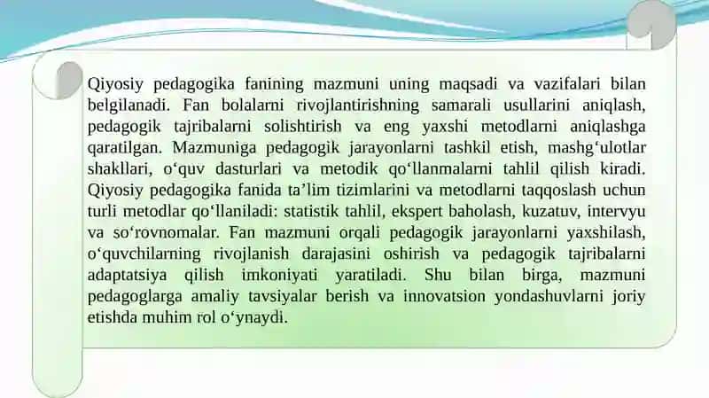 Maktabgacha ta'limda qiyosiy pedagogika 4