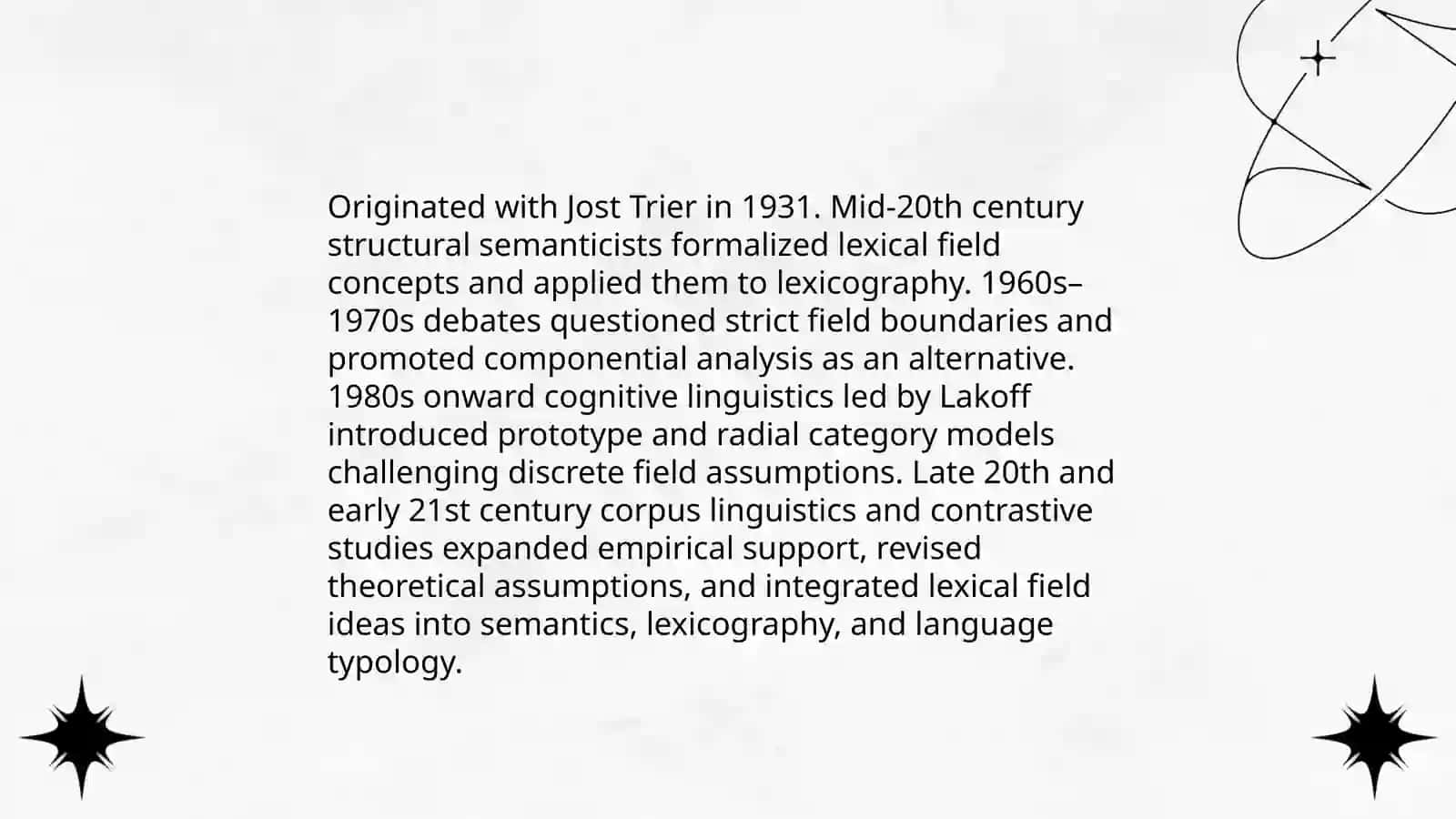 Lexical field as a subject of linguistic research 4
