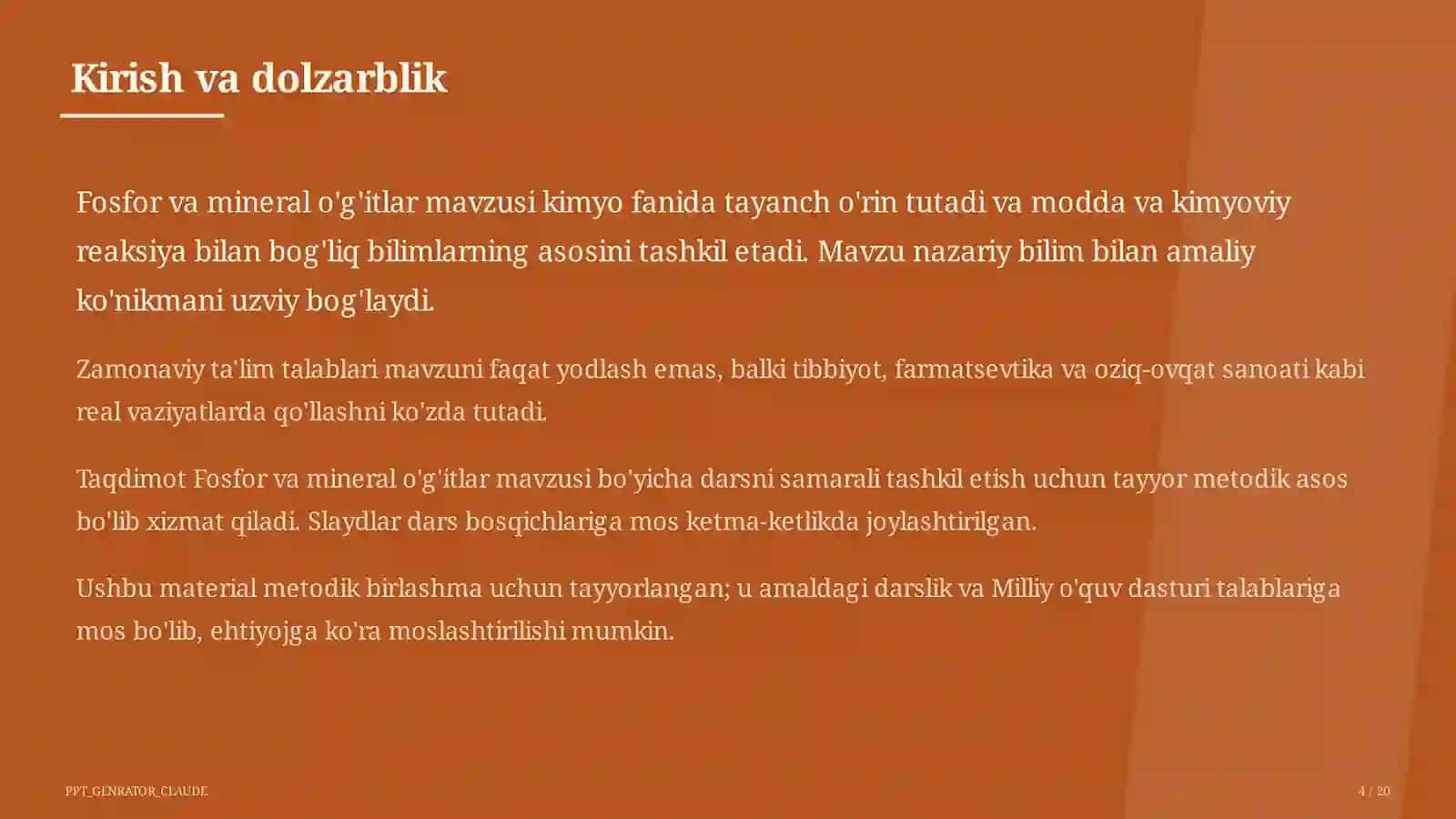 Fosfor va mineral o'g'itlar (9-sinf) 4