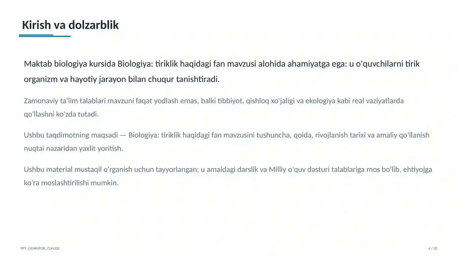 Biologiya: tiriklik haqidagi fan (5-sinf) 4