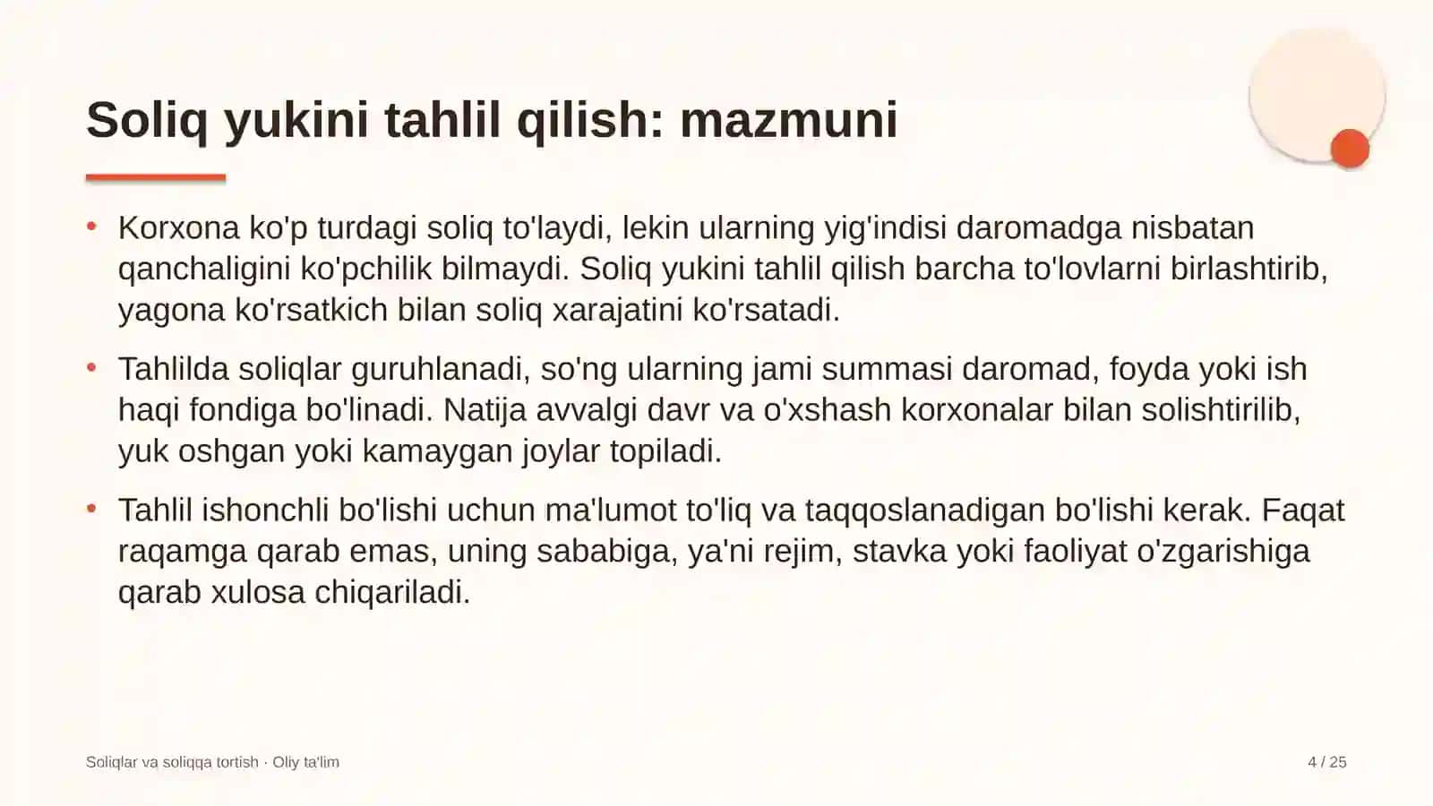 Logistika markazlarida soliq yukini tahlil qilish 4