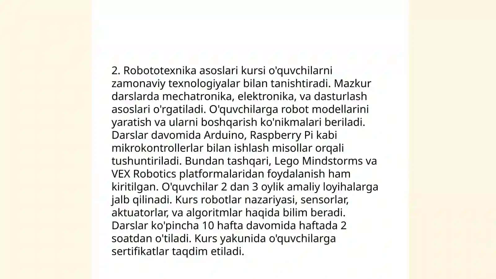 Texnologiya fani darslariga integratsion yondashuv 4