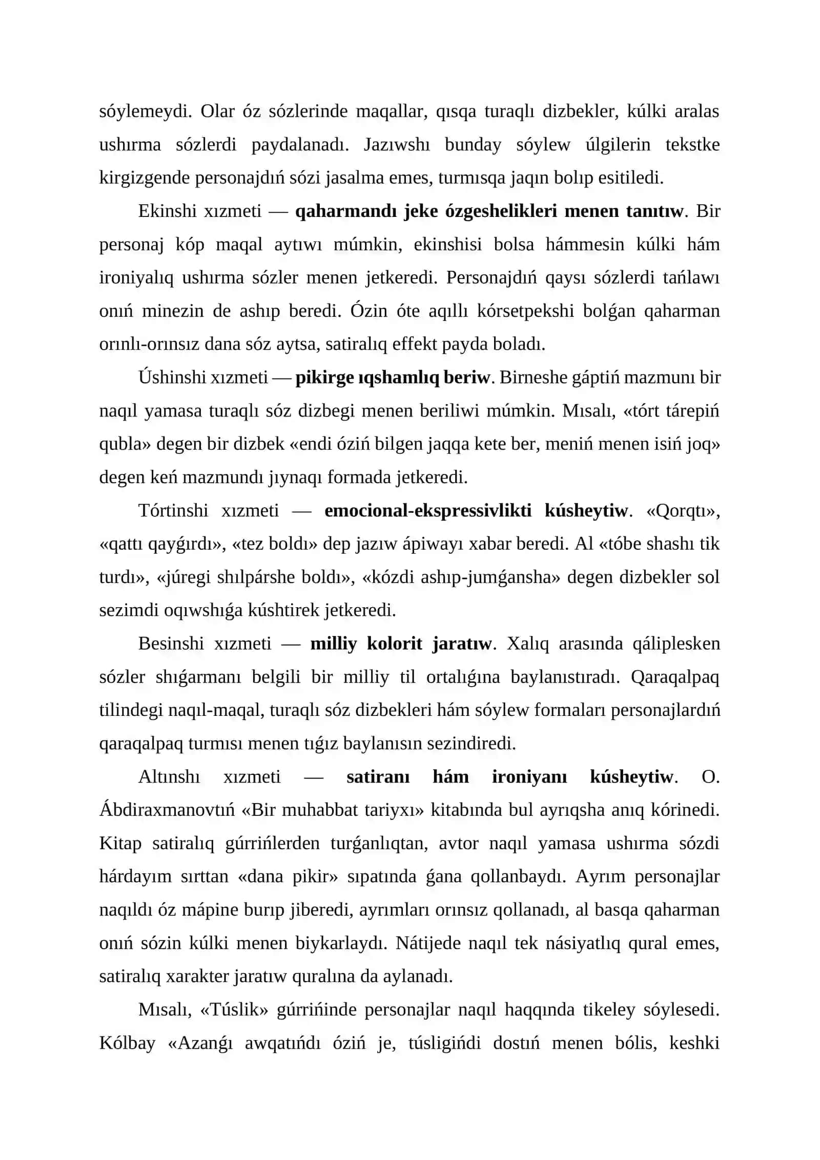 QARAQALPAQ TILI 4