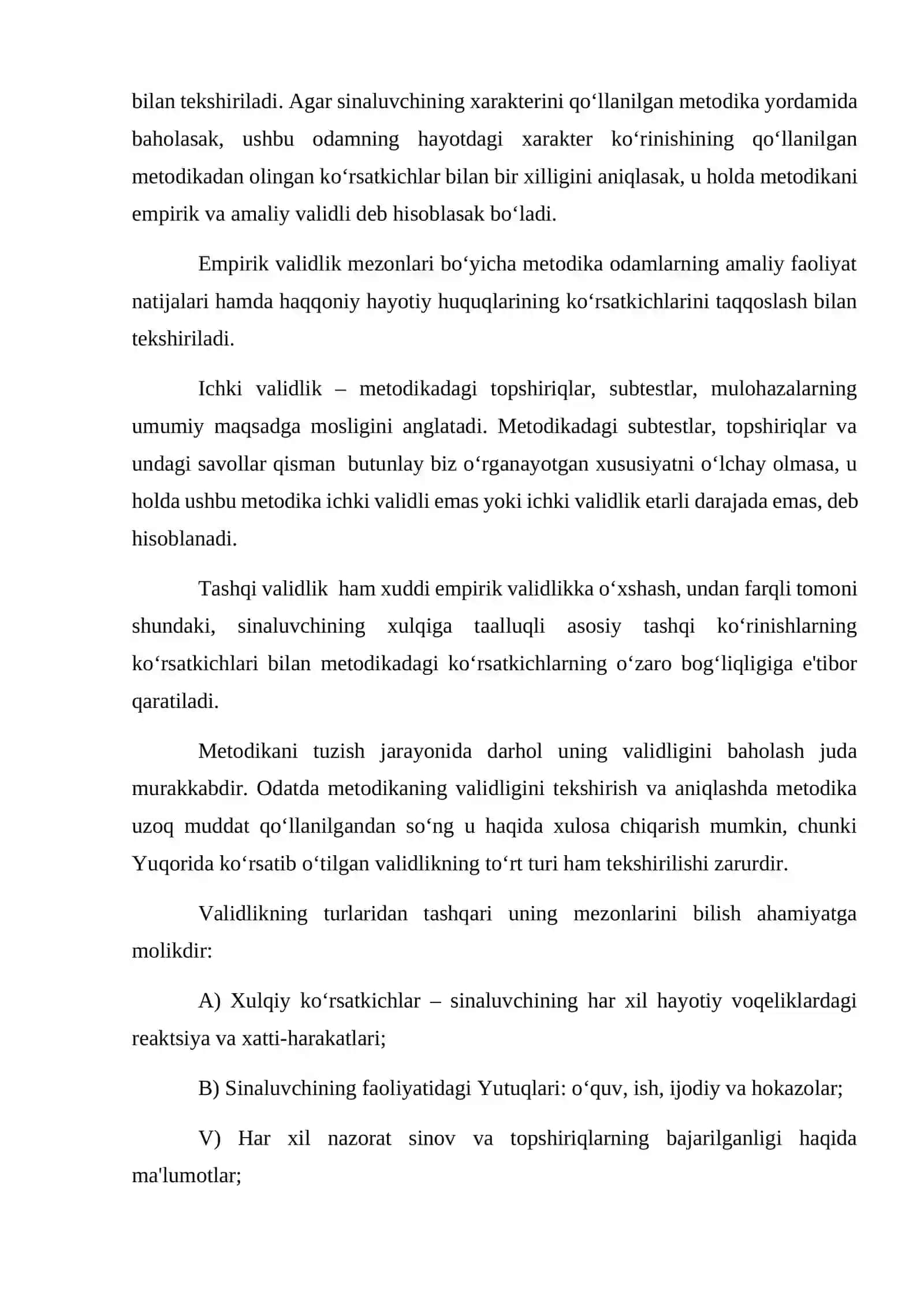 Test tizimlarini tashkiliy va texnologik ta’minlash 4
