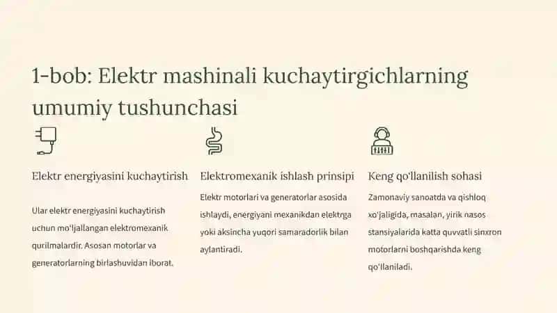 : Elektr mashinali kuchaytirgich 4