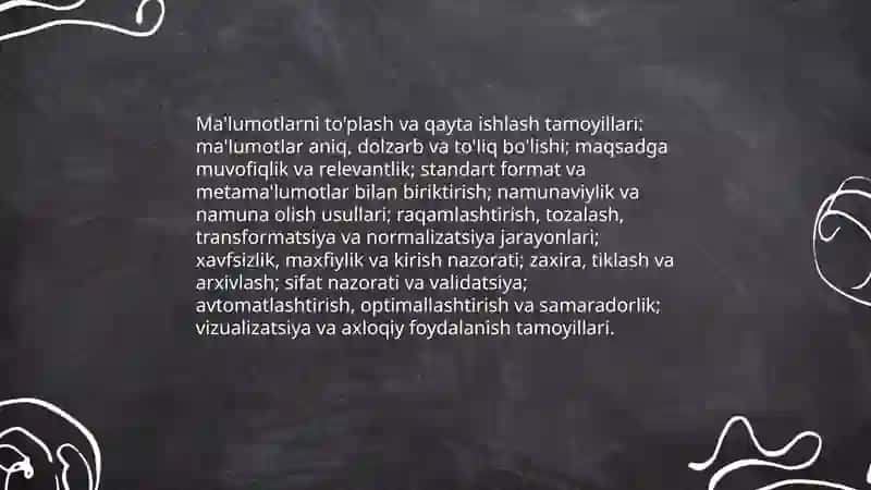 Axborot texnologiyalari fanining asosiy xulosalari 4