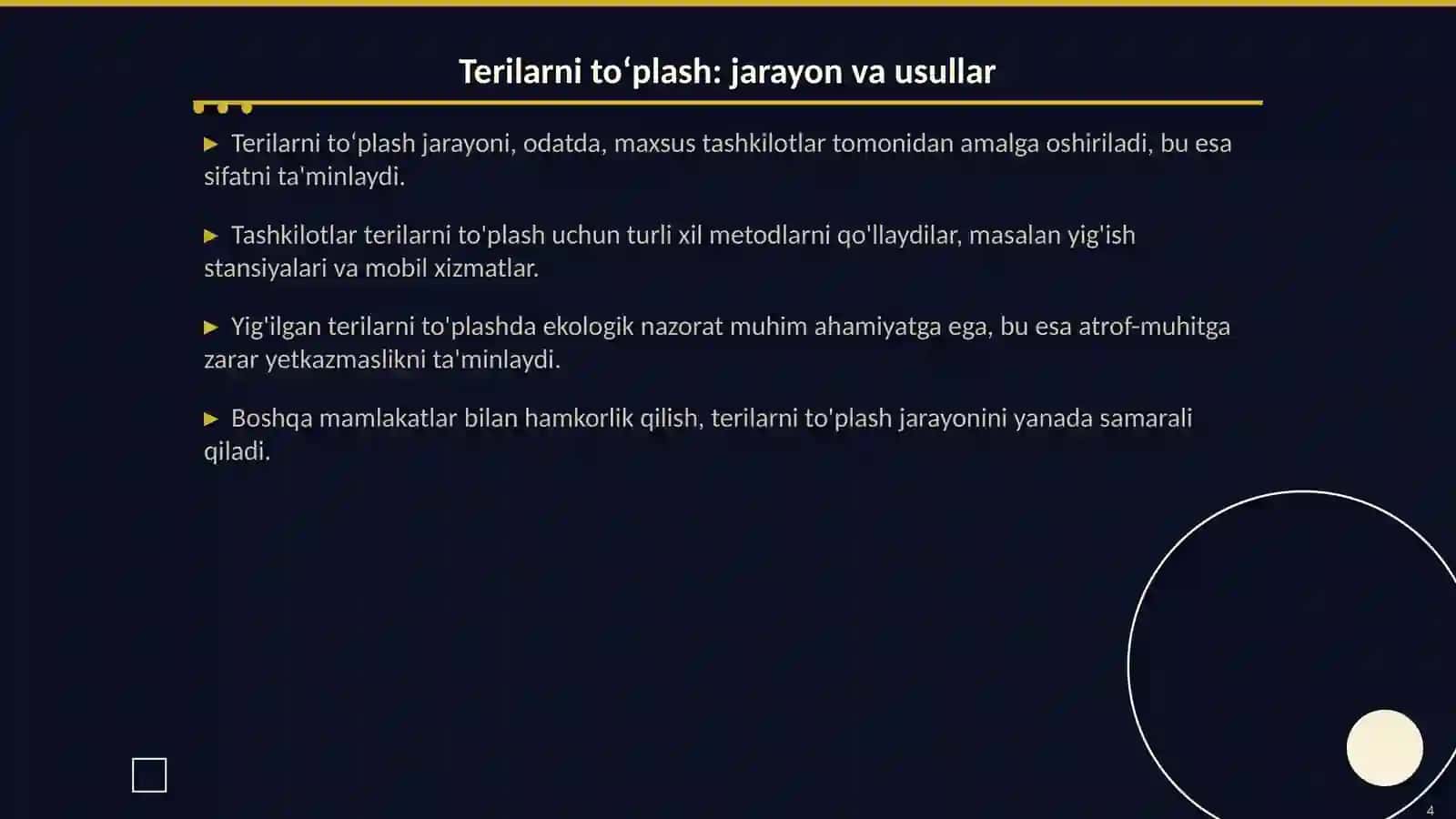 Terilarni toʻplash, bogʻlash va joylash 4