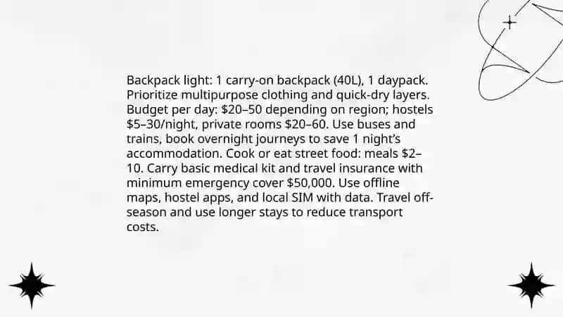 Travel Planning and Itineraries 4