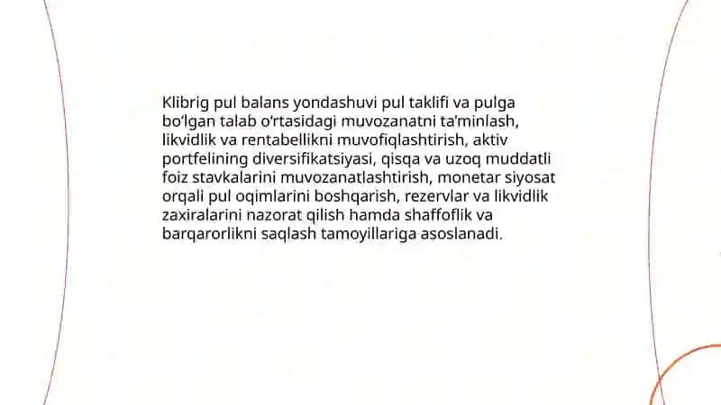 Klibrig pul balans yondashuv 4