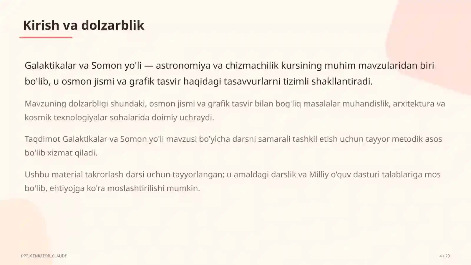 Galaktikalar va Somon yo'li (11-sinf) 4