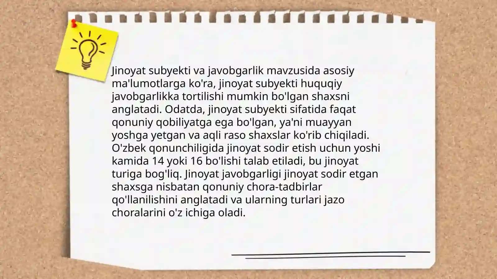 Jinoiy javobgarlik tushunchasi 4