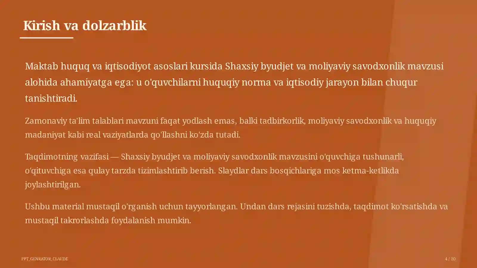 Huquq va iqtisodiyot asoslari (9–11) 4