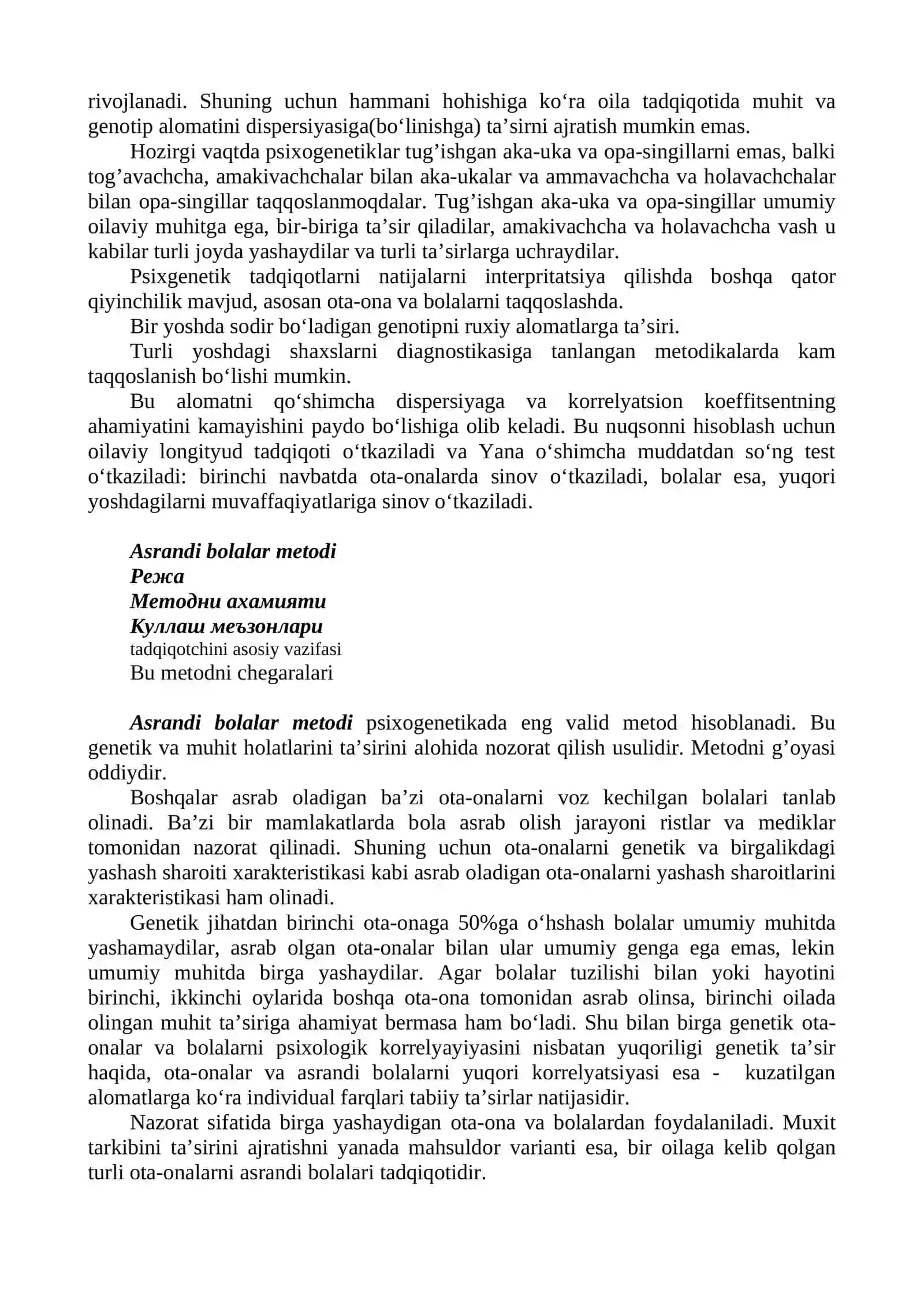 Psixоgenetik tadqiqоtlar 4