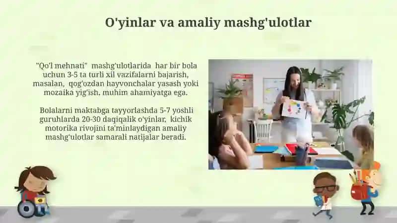 Bolalarni maktabga tayyorlash 4