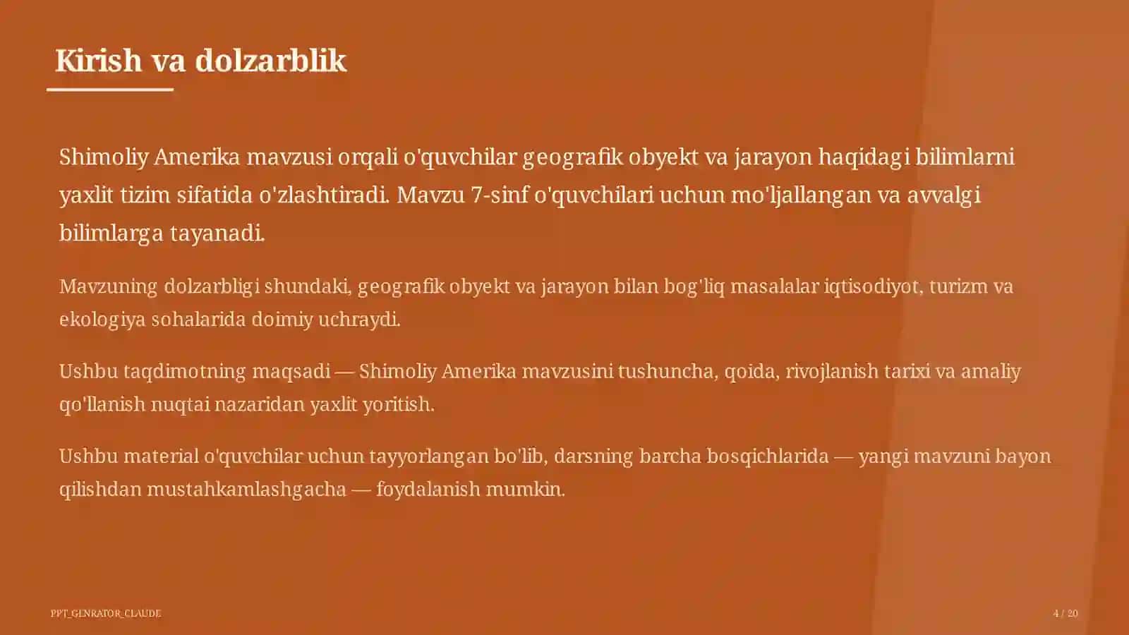 Shimoliy Amerika (7-sinf) 4