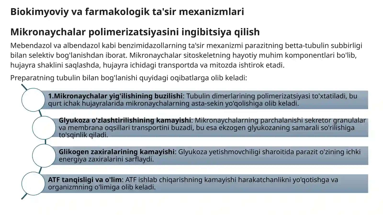 Gelmintozlarning biologik asoslari va terapiya tamoyillari 4
